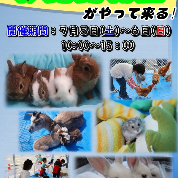 移動動物園がやって来る！
